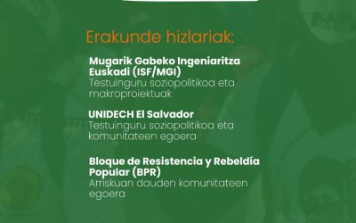 Lurraldearen aldeko defentsa El Salvadorren / Defensa del Territorio en El Salvador